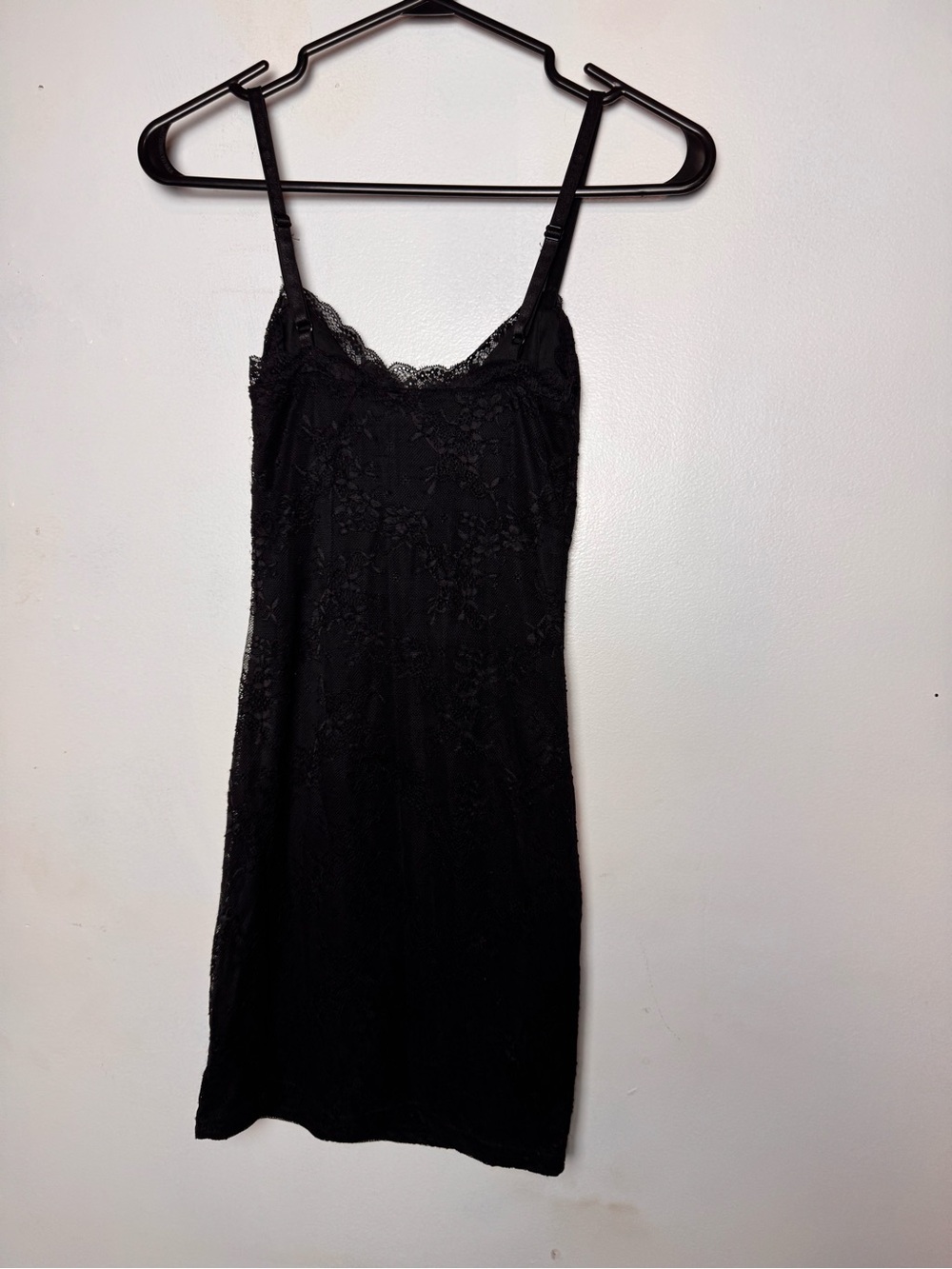 Brand new black short lace dress Size-Xs